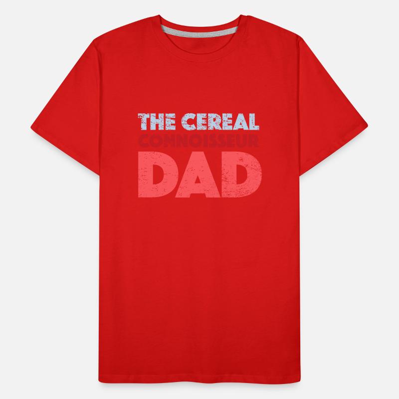 The Cereal Connoisseur Dad Männer Premium Bio T-Shirt