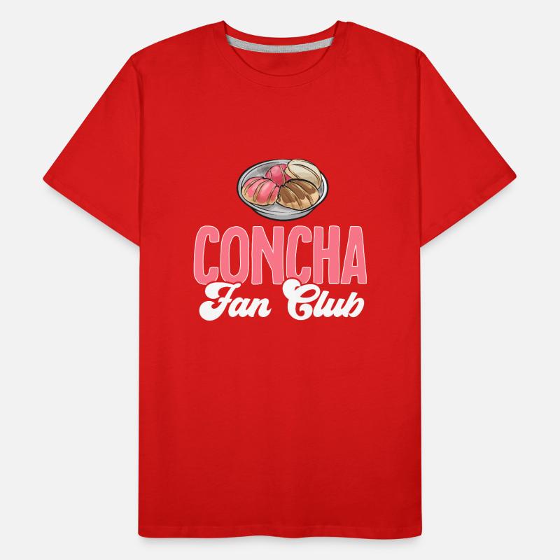 Concha Hispanic Mexikanisch Pan Dulce Männer Premium Bio T-Shirt