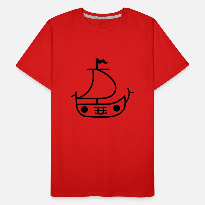 Bateau pirate T-shirt bio Premium Homme