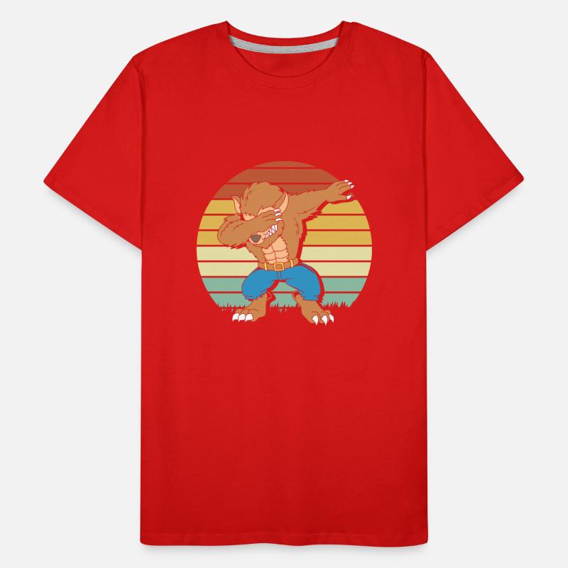 Werwolf Männer Premium Bio T-Shirt