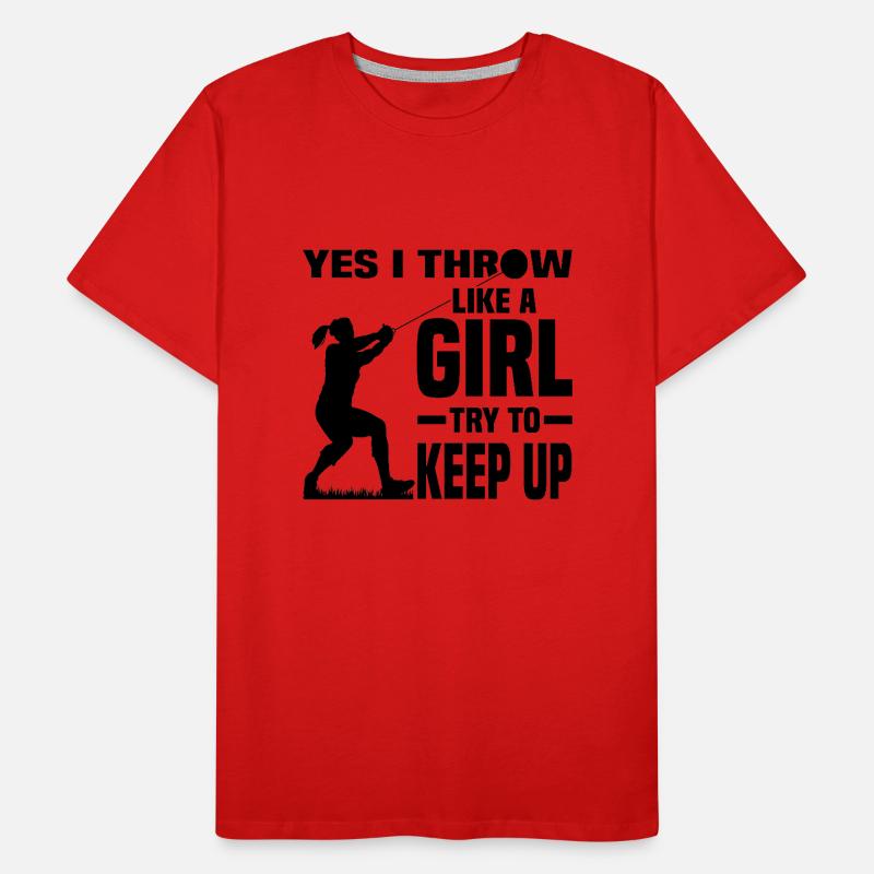 Hammer throw Men's Premium Organic T-Shirt