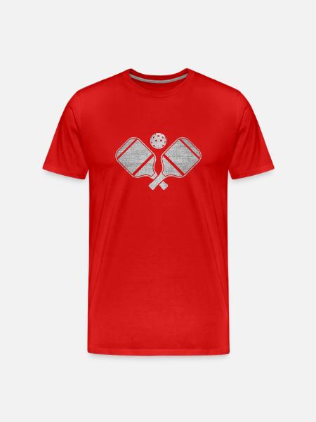Pickleball pickleball Pickleball - Men's Premium Organic T-Shirt - red