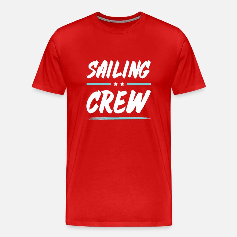 Sailing Crew - Männer Premium Bio T-Shirt - Rot