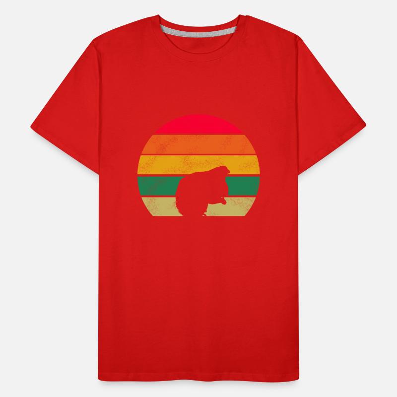 Retro Squirrel Men's Premium Organic T-Shirt