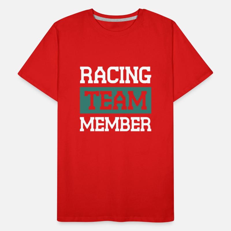 Équipe de course T-shirt bio Premium Homme