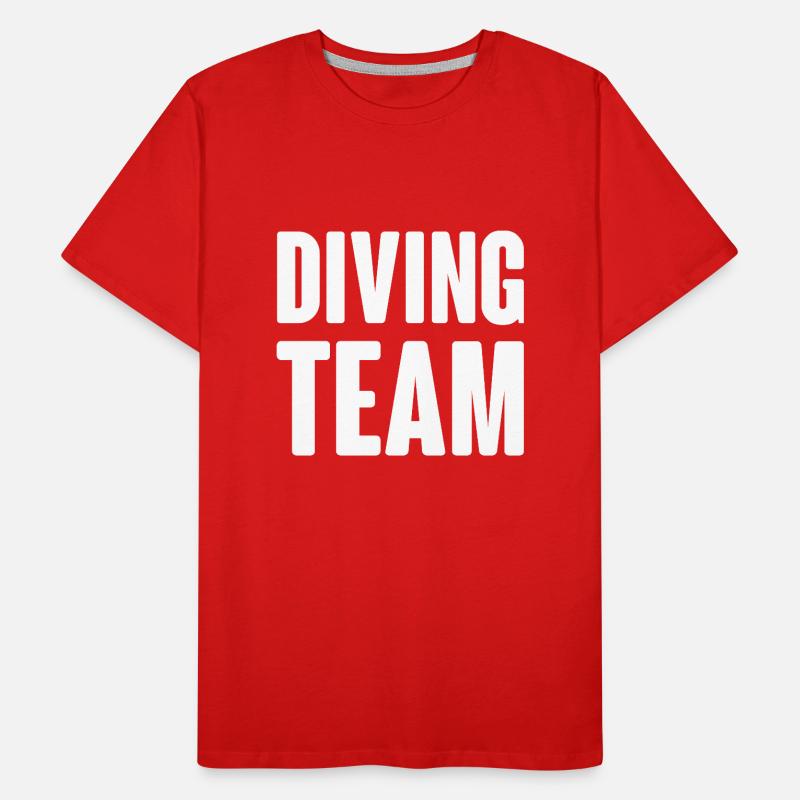 Équipe de plongée T-shirt bio Premium Homme