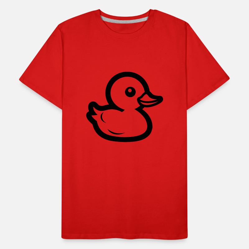 canard coloré T-shirt bio Premium Homme