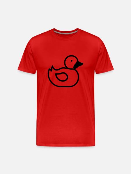Canard - T-shirt bio Premium Homme - rouge