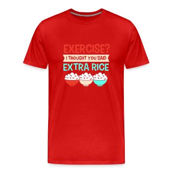 Philippinisch Philippinen - Männer Premium Bio T-Shirt - Rot - Vorne - Damien (186cm)