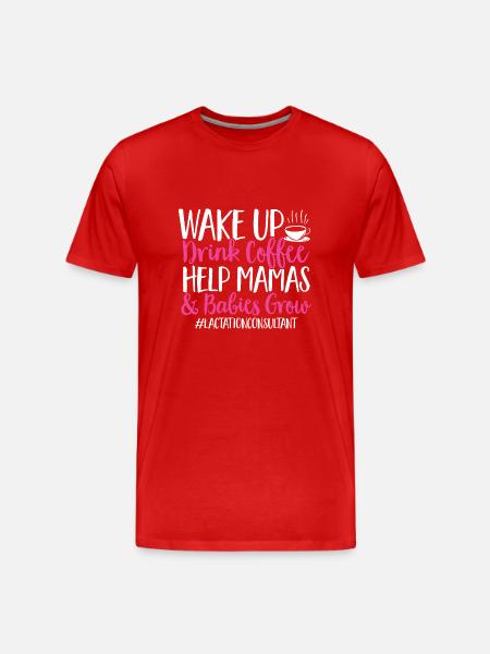Lactation Consultant IBCLC - Men's Premium Organic T-Shirt - red