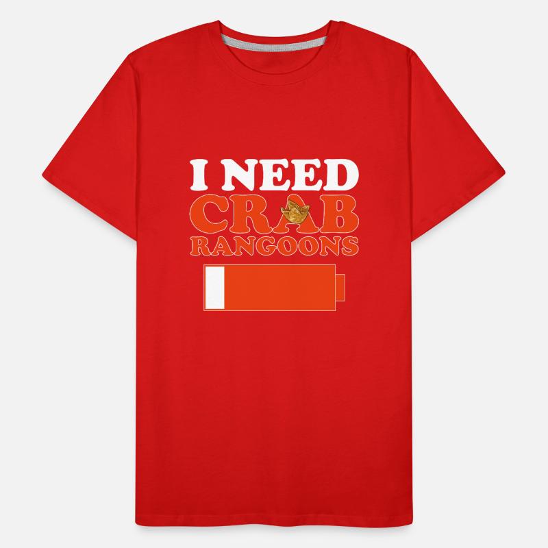 Krabben Rangoon Crab Rangoon Men's Premium Organic T-Shirt