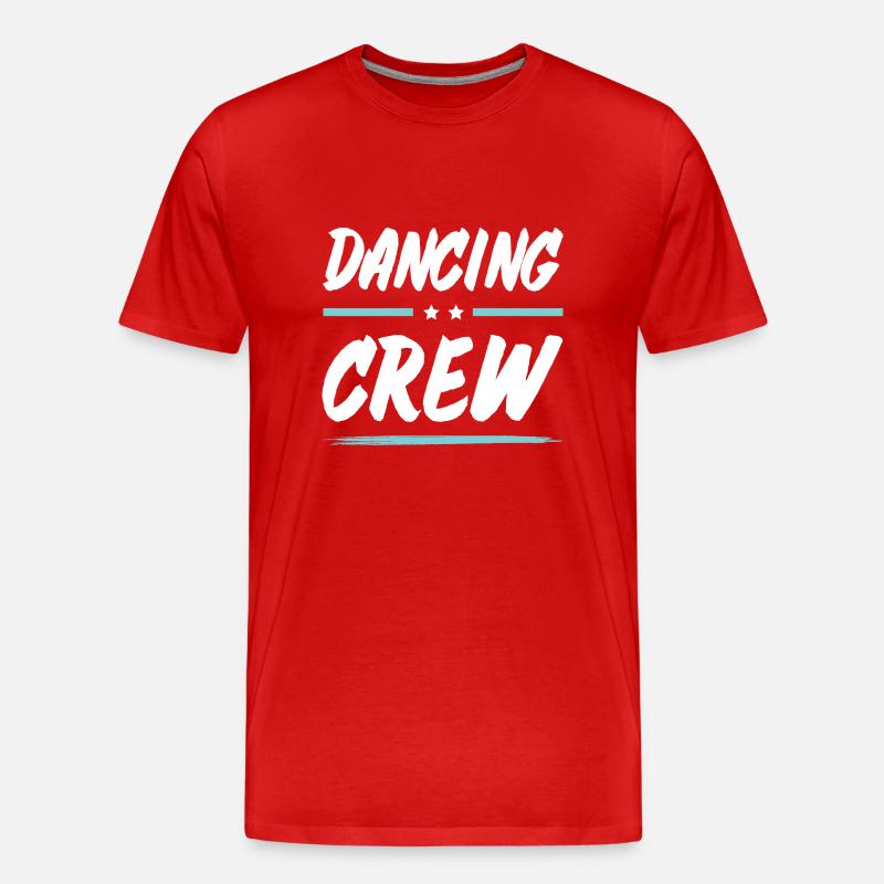 Dancing Crew - Männer Premium Bio T-Shirt - Rot