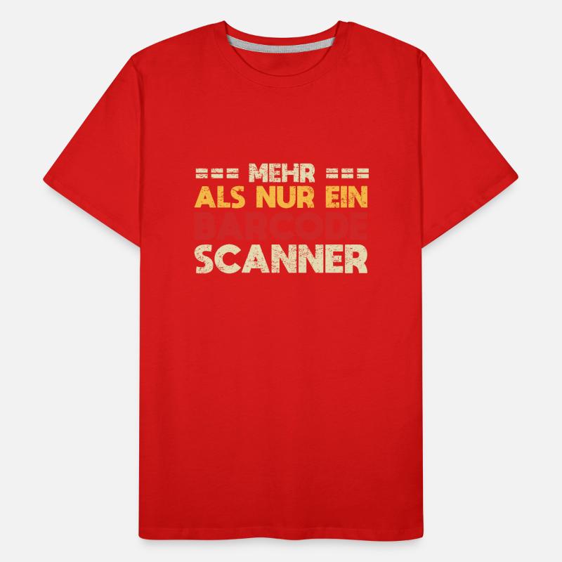 Mehr Als Nur Ein Barcode-Scanner Männer Premium Bio T-Shirt