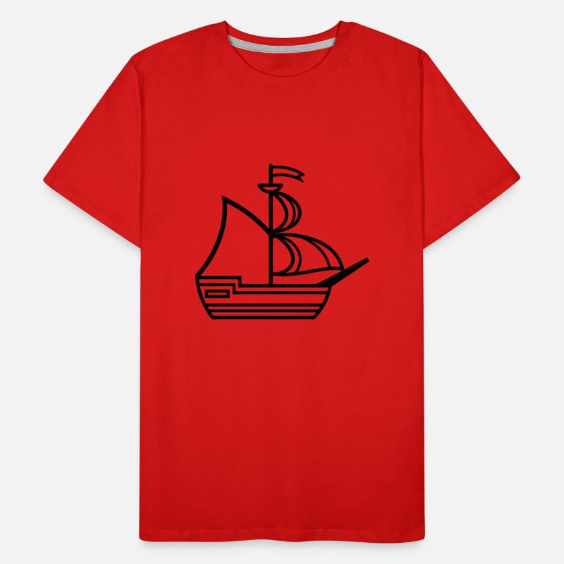 Bateau pirate T-shirt bio Premium Homme
