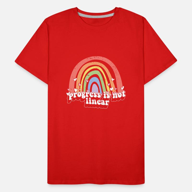 Les progrès du SPED ne sont pas linéaires pour l’éducation spécialisée T-shirt bio Premium Homme