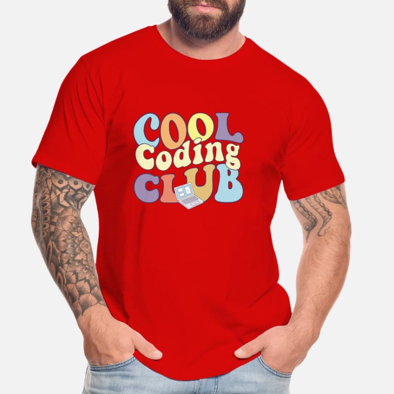Cool Coding Club Computer Programmer Coder Männer Premium Bio T-Shirt
