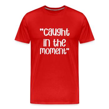 Songtexte Musikliebhaber Songwriter Musikfestival - Männer Premium Bio T-Shirt - Rot - Vorne - Damien (186cm)