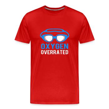 Swimming Swimmers Swimming Pool Swimming Instructors - Men's Premium Organic T-Shirt - red - Front - Damien (186cm)