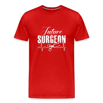 Surgeon Future Surgeon - Men's Premium Organic T-Shirt - red - Front - Damien (186cm)