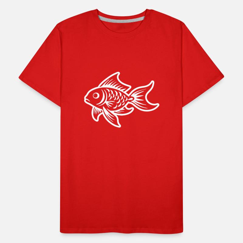 Fish Men's Premium Organic T-Shirt