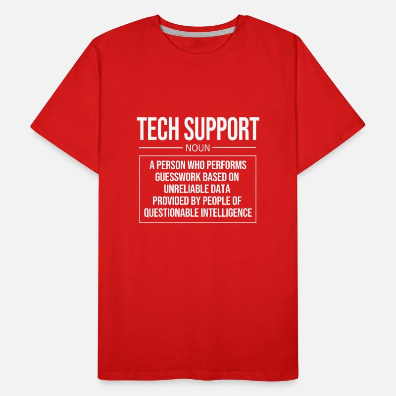 Tech Support Men's Premium Organic T-Shirt
