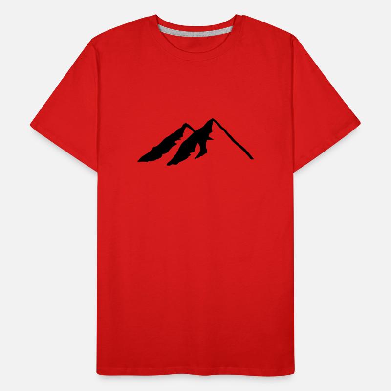 Berg Männer Premium Bio T-Shirt