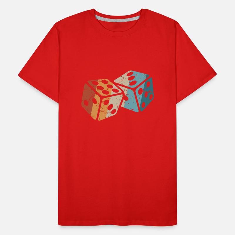 Cube rétro T-shirt bio Premium Homme