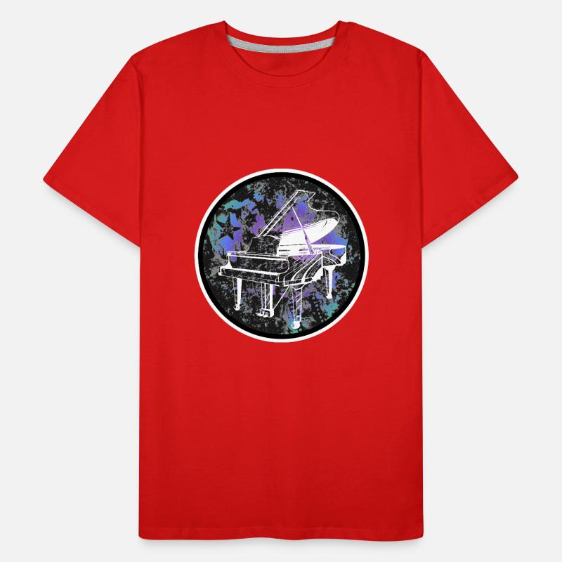 Conception de piano T-shirt bio Premium Homme