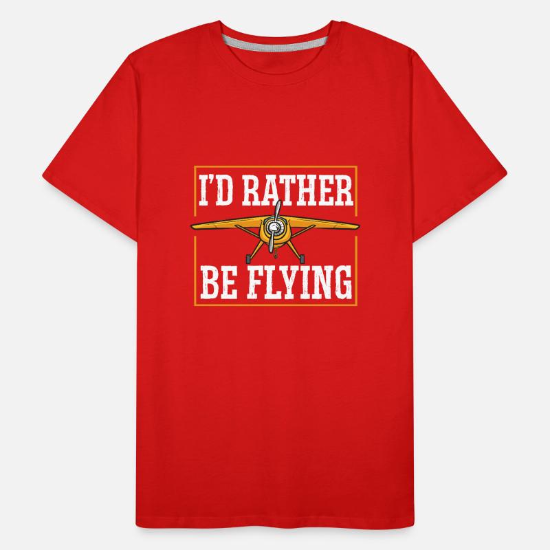 Modèle d’avion télécommandé T-shirt bio Premium Homme