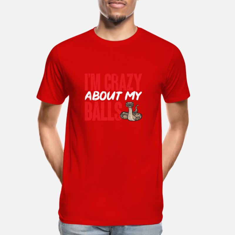 Ball Python Schlange Königspython Männer Premium Bio T-Shirt