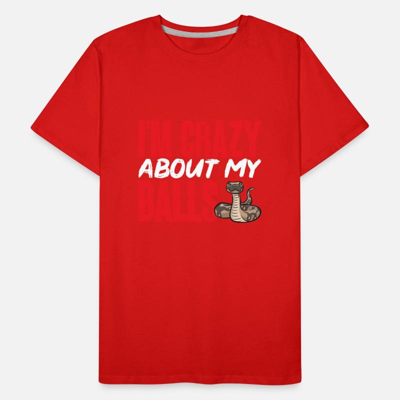 Ball Python Snake King Python Men's Premium Organic T-Shirt