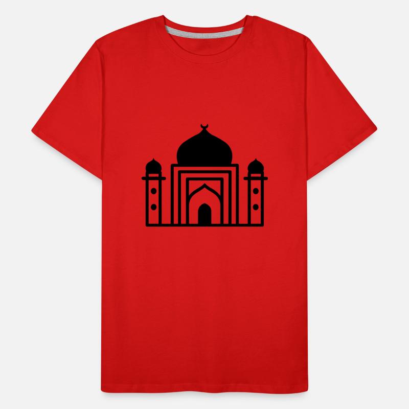 Moschee Männer Premium Bio T-Shirt