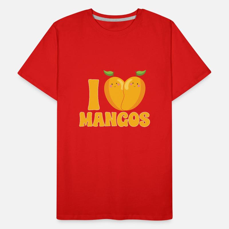 Mango Frucht Mango Männer Premium Bio T-Shirt
