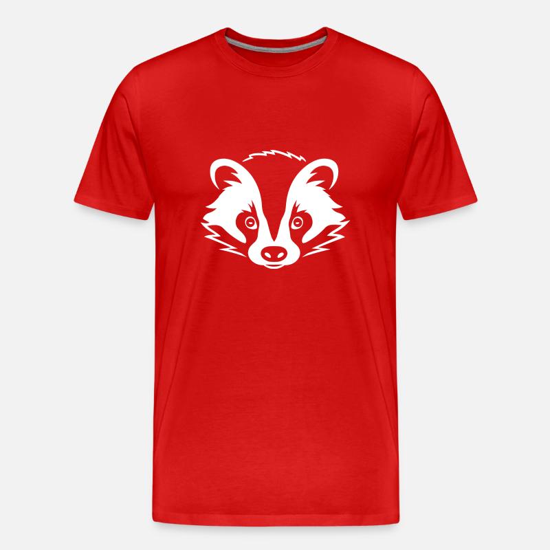 Baby-Dachs - Männer Premium Bio T-Shirt - Rot