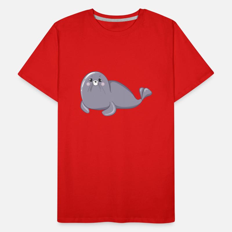 seal Men's Premium Organic T-Shirt