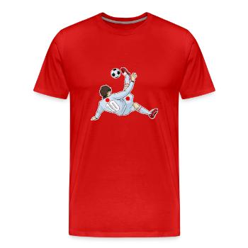 Japanese National Soccer Team I Football Japan - Männer Premium Bio T-Shirt - Rot - Vorne - Damien (186cm)