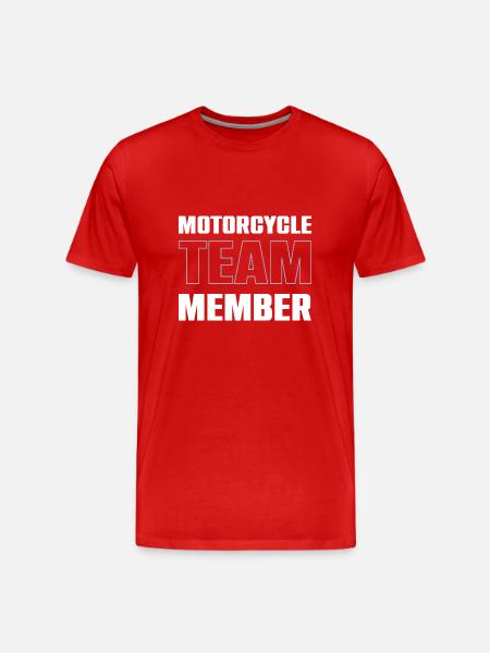 Motorcycle Team - Men's Premium Organic T-Shirt - red