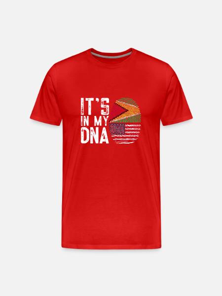 Guyana Flag Guyanese Guyana - Men's Premium Organic T-Shirt - red