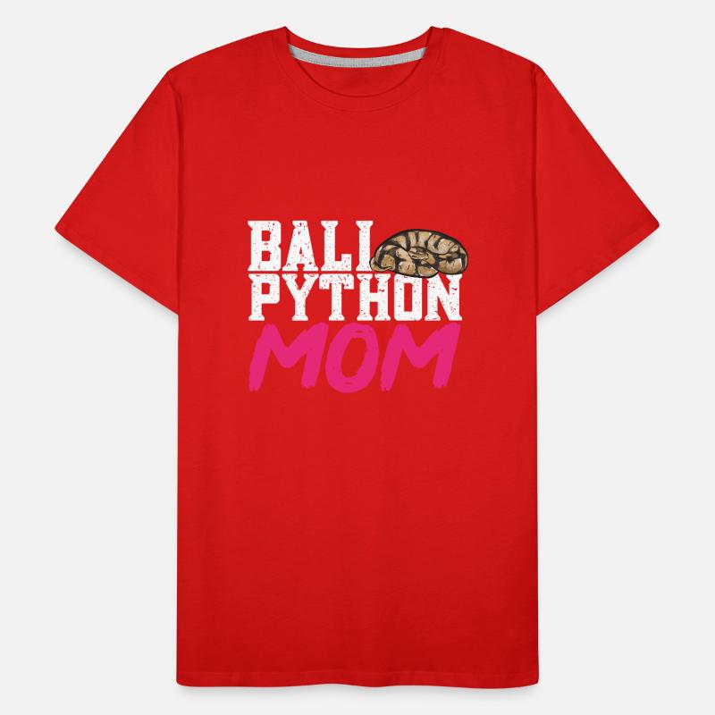 Ball Python Snake King Python T-shirt bio Premium Homme
