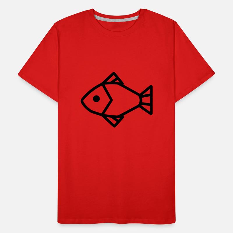 fish Men's Premium Organic T-Shirt