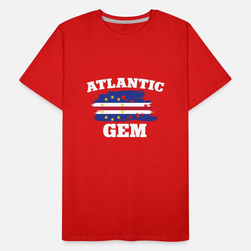 Drapeau du Cap-Vert Drapeau du Cap-Vert T-shirt bio Premium Homme