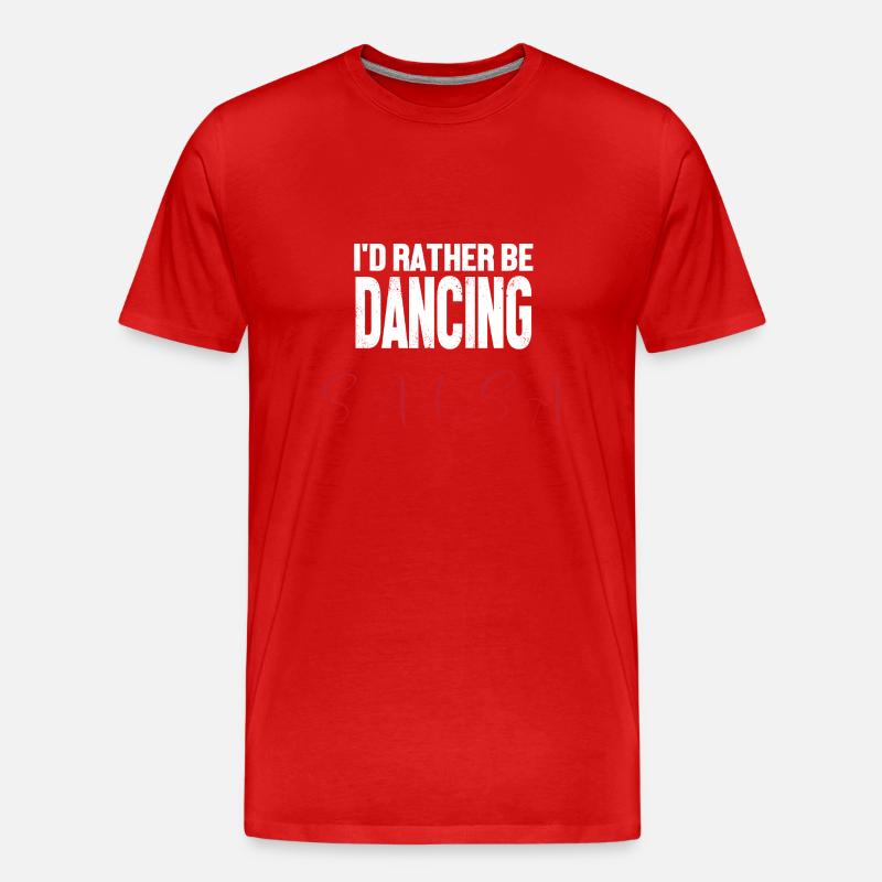 Salsa Dancer Dancer - Men's Premium Organic T-Shirt - red
