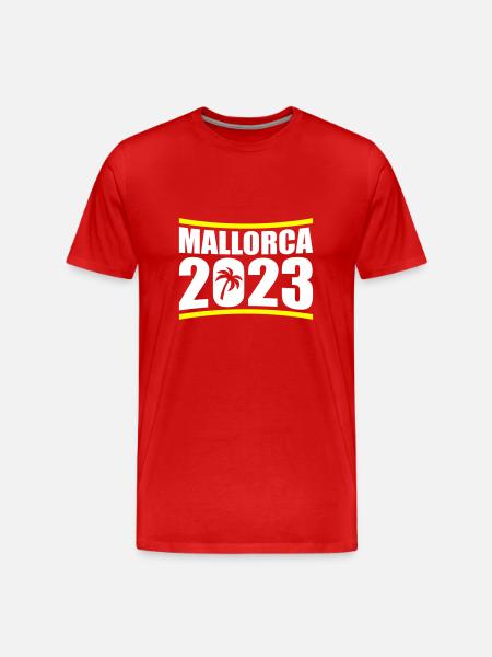 Mallorca 2023 - Men's Premium Organic T-Shirt - red
