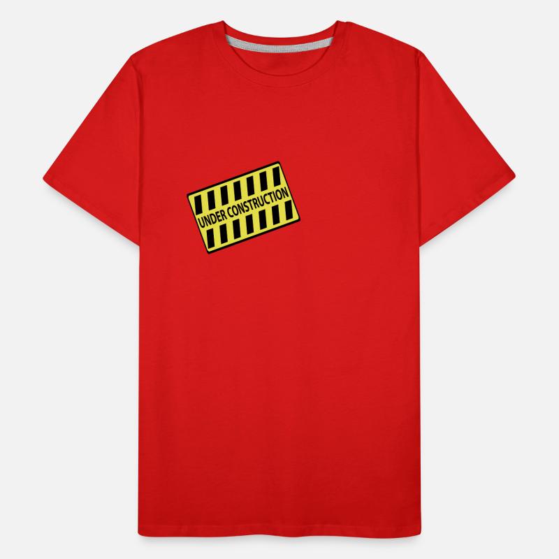 Under Construction Men's Premium Organic T-Shirt