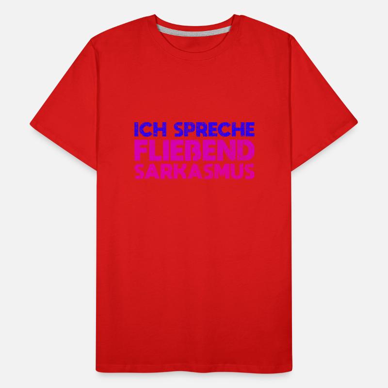 Ich Spreche Fließend Sarkasmus Männer Premium Bio T-Shirt