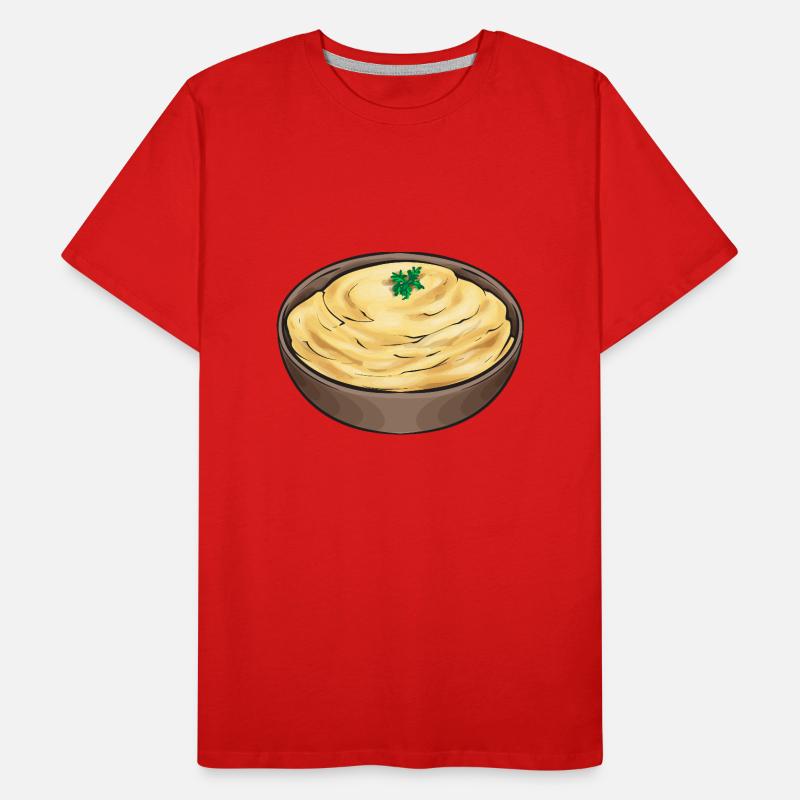 Mashed potatoes Mashed potatoes Men's Premium Organic T-Shirt