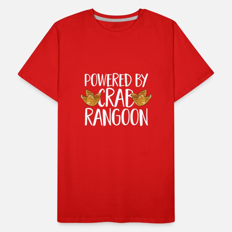 Krabben Rangoon Crab Rangoon Männer Premium Bio T-Shirt