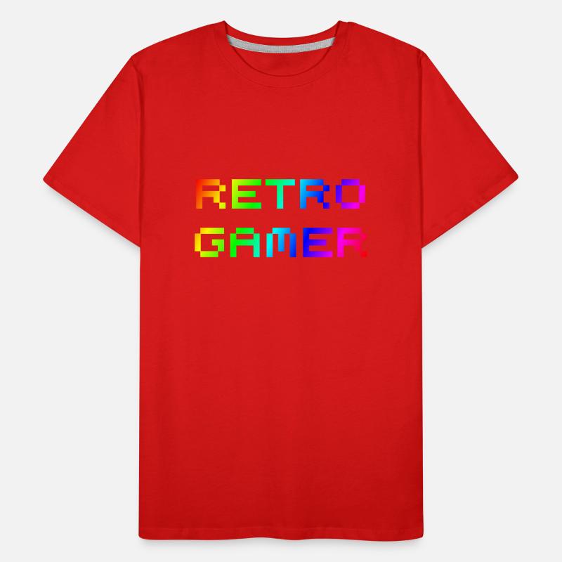 | de jeu rétro | de jeux vidéo | de joueurs Nerd T-shirt bio Premium Homme