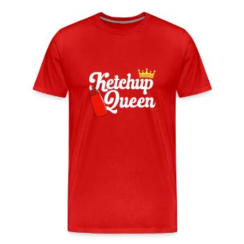 Ketchup Ketchup à la tomate - T-shirt bio Premium Homme - rouge - Devant - Damien (186cm)