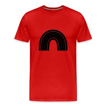 Arc en ciel - T-shirt bio Premium Homme - rouge - Devant - Damien (186cm)